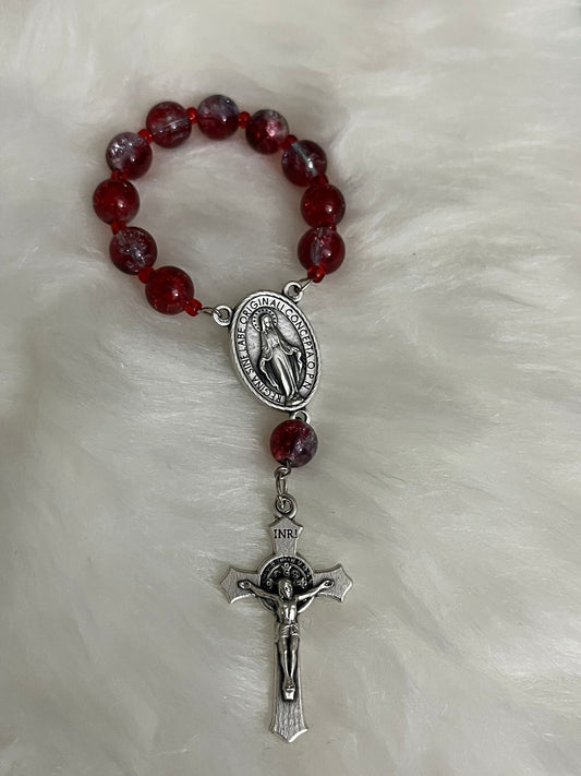 Catholic Red Decade Rosary