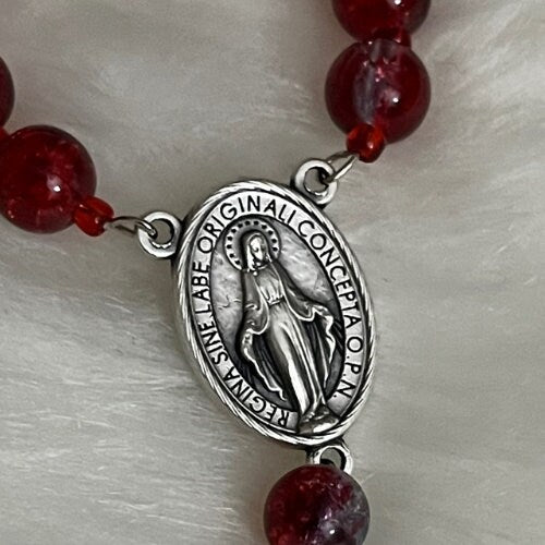 Catholic Red Decade Rosary