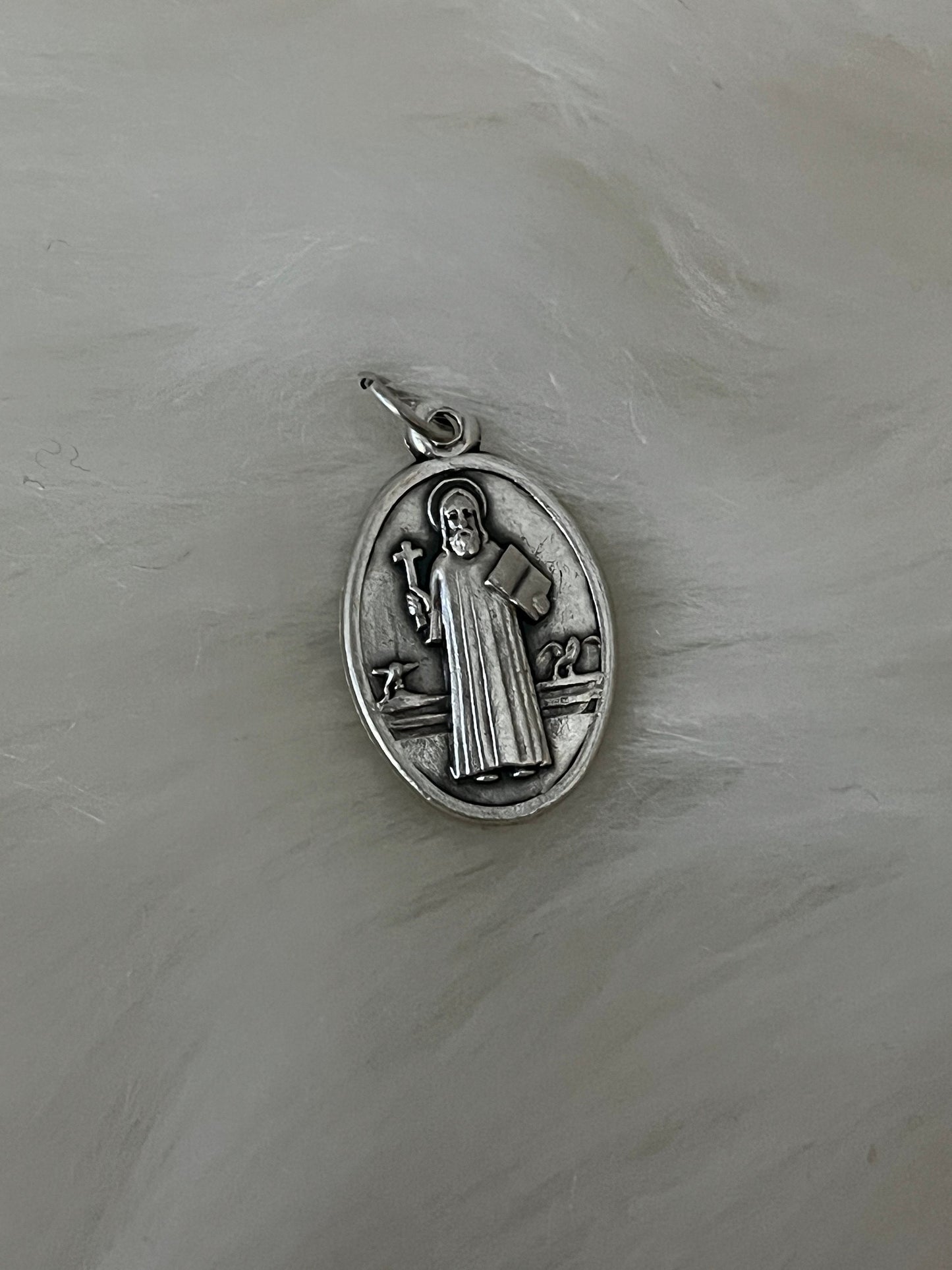 Saint Benedict Medal, Patron Saint Civil Engineers, Patron Saint of the dying, Patron Saint Kidney Disease, Patron Saint School Children