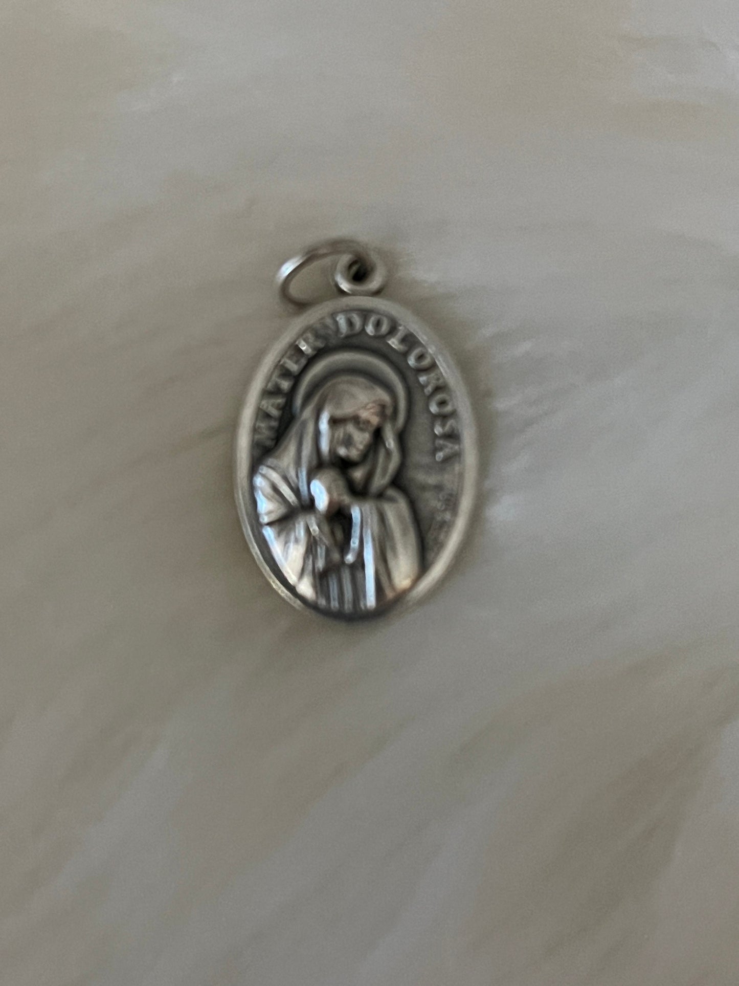 Ecce Homo medal,  Behold The Man Medal, Mater Dolorosa medal, Sorrowful Mother medal, Ruega Por Nosotros medal