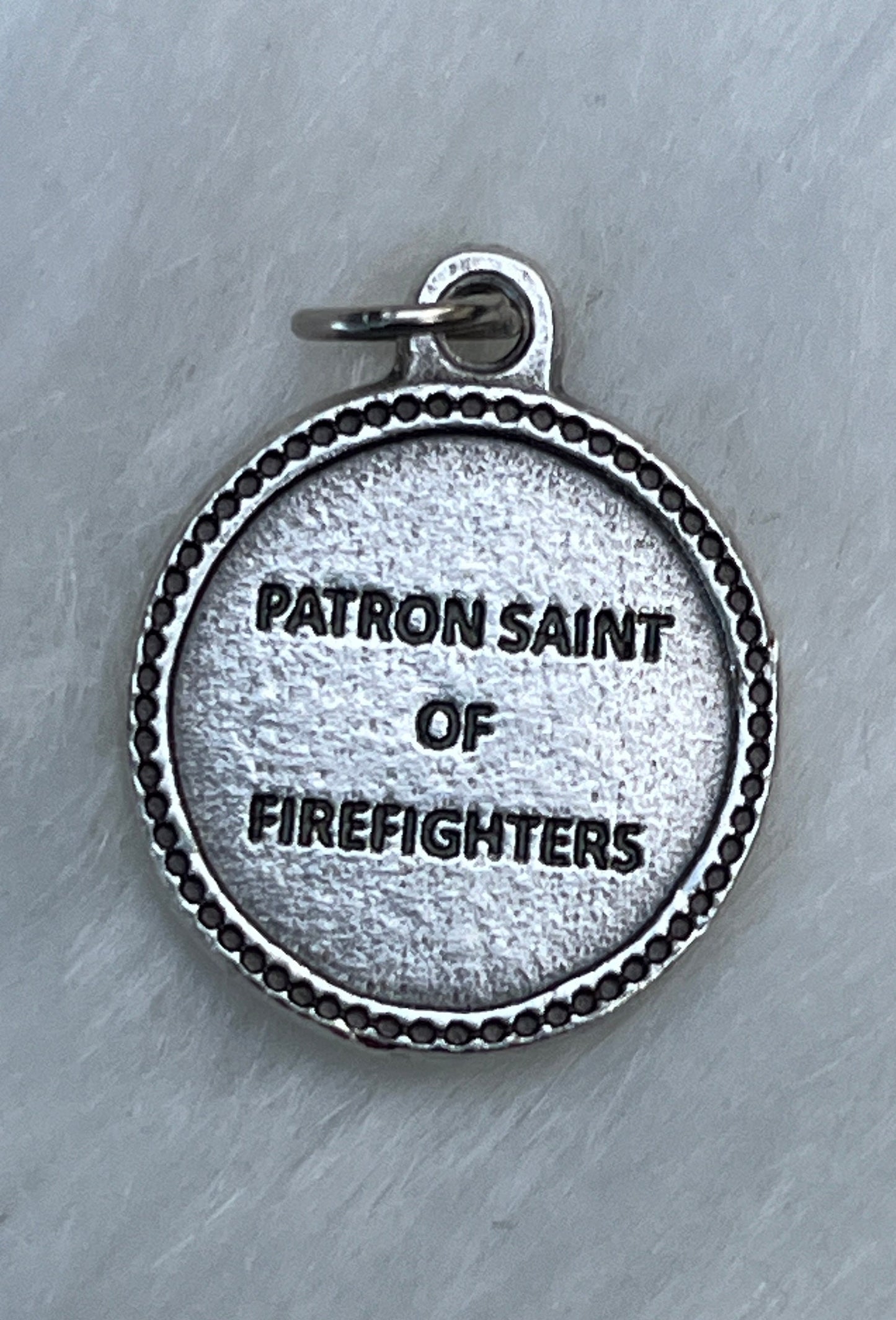 Saint Florian Medal, St Florian medal, Patron Saint of Firefighters, Pray for Us, Protection from Fire and Water Disasters