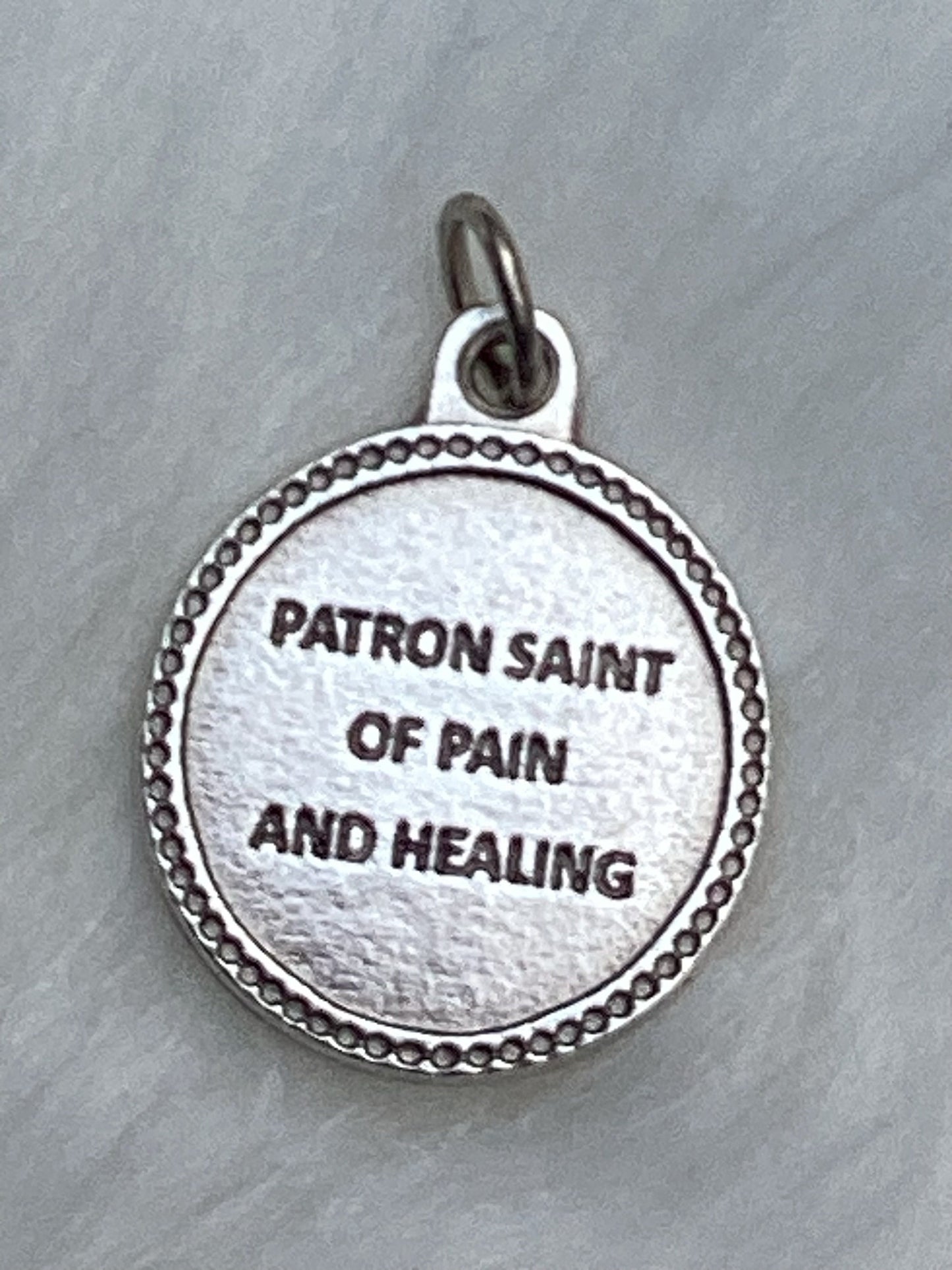 Saint Padre Pio Medal, Patron Saint of Adolescents, Patron Saint of Stress Relief, Patron Pain, Patron of Pain  St Padre Pio Medal, St Pio