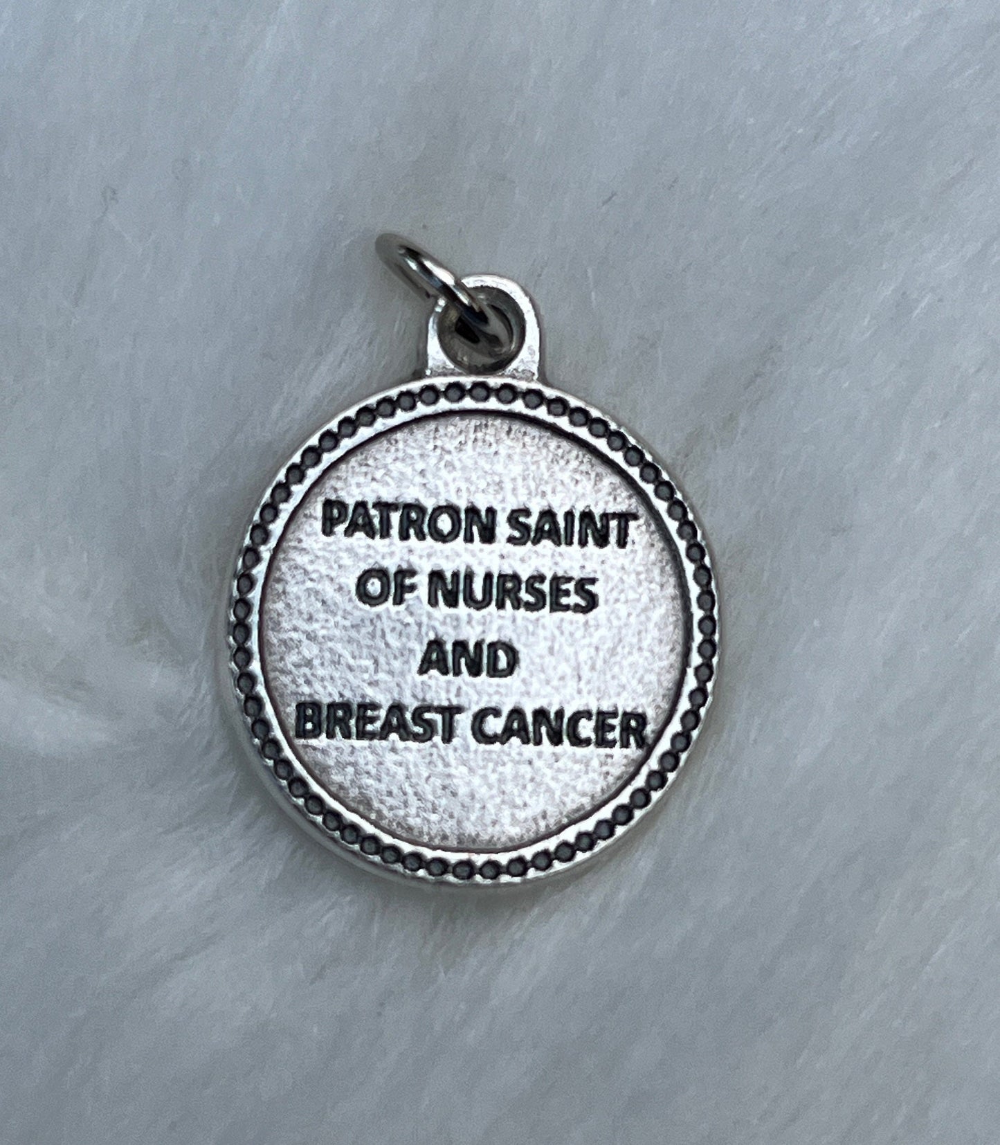 Saint Agatha Medal, Patron Saint Breast Cancer, St Agatha Medal, Breast Cancer Gift, Patron Saint Nurses