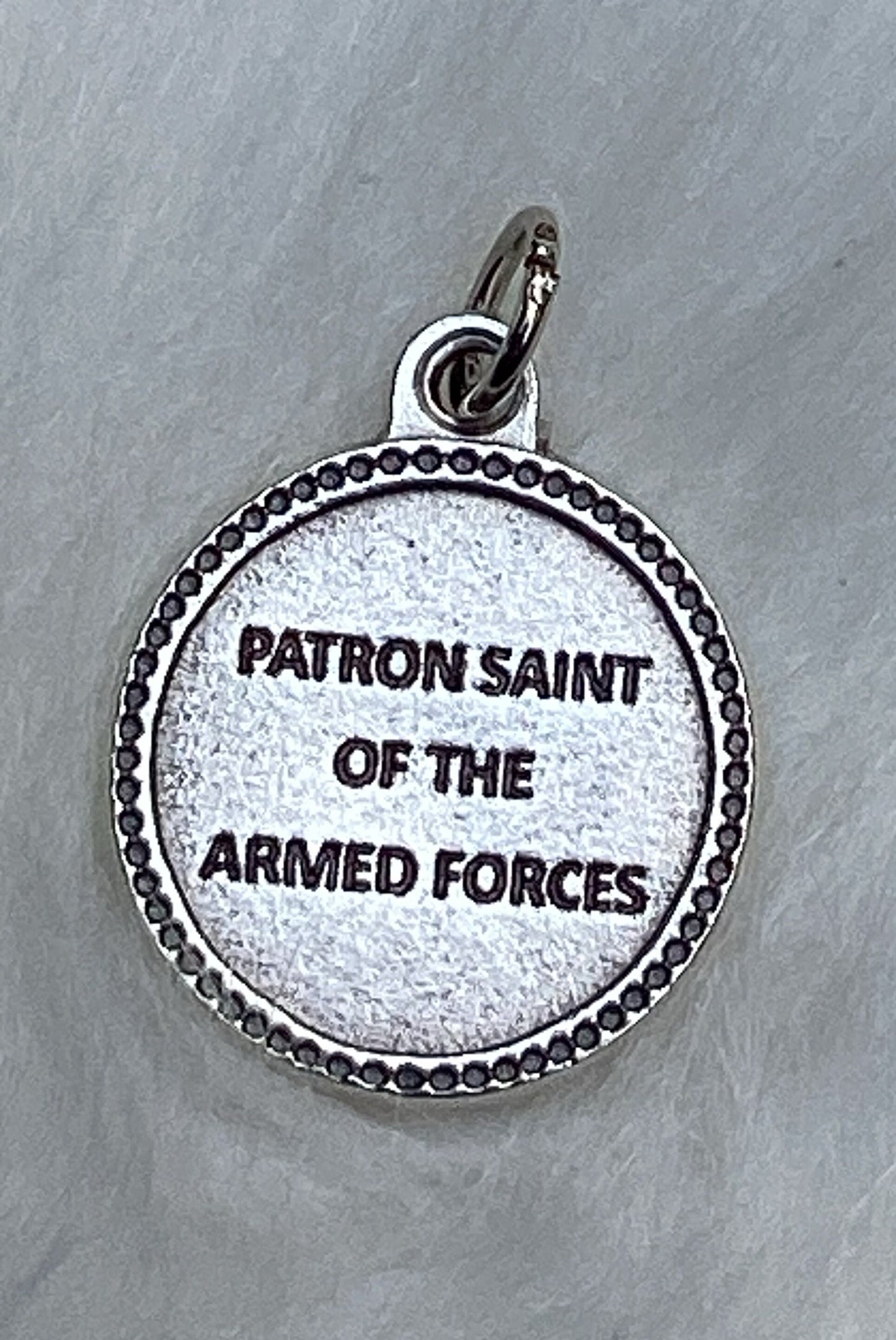 Saint Michael Medal, St Michael Medal, Patron Armed Forces, Patron Saint of grocers, doctors, mariners, paratroopers, police, and sickness,