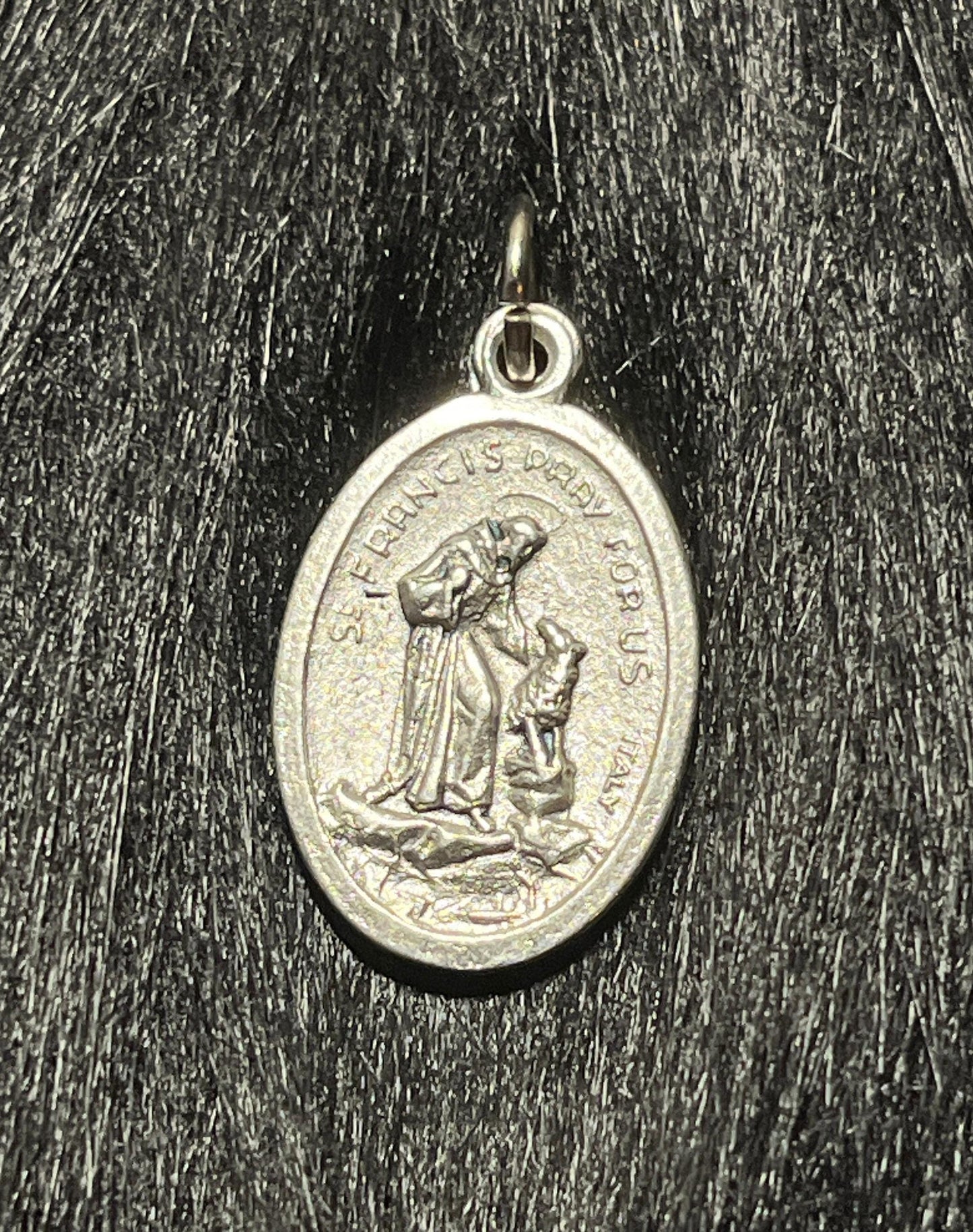 Saint Francis of Assisi, St Francis Medal, Pray for Us, Patron of Animals, Patron of Ecology, Patron Eye Disease, Patron Cats, Patron Dogs