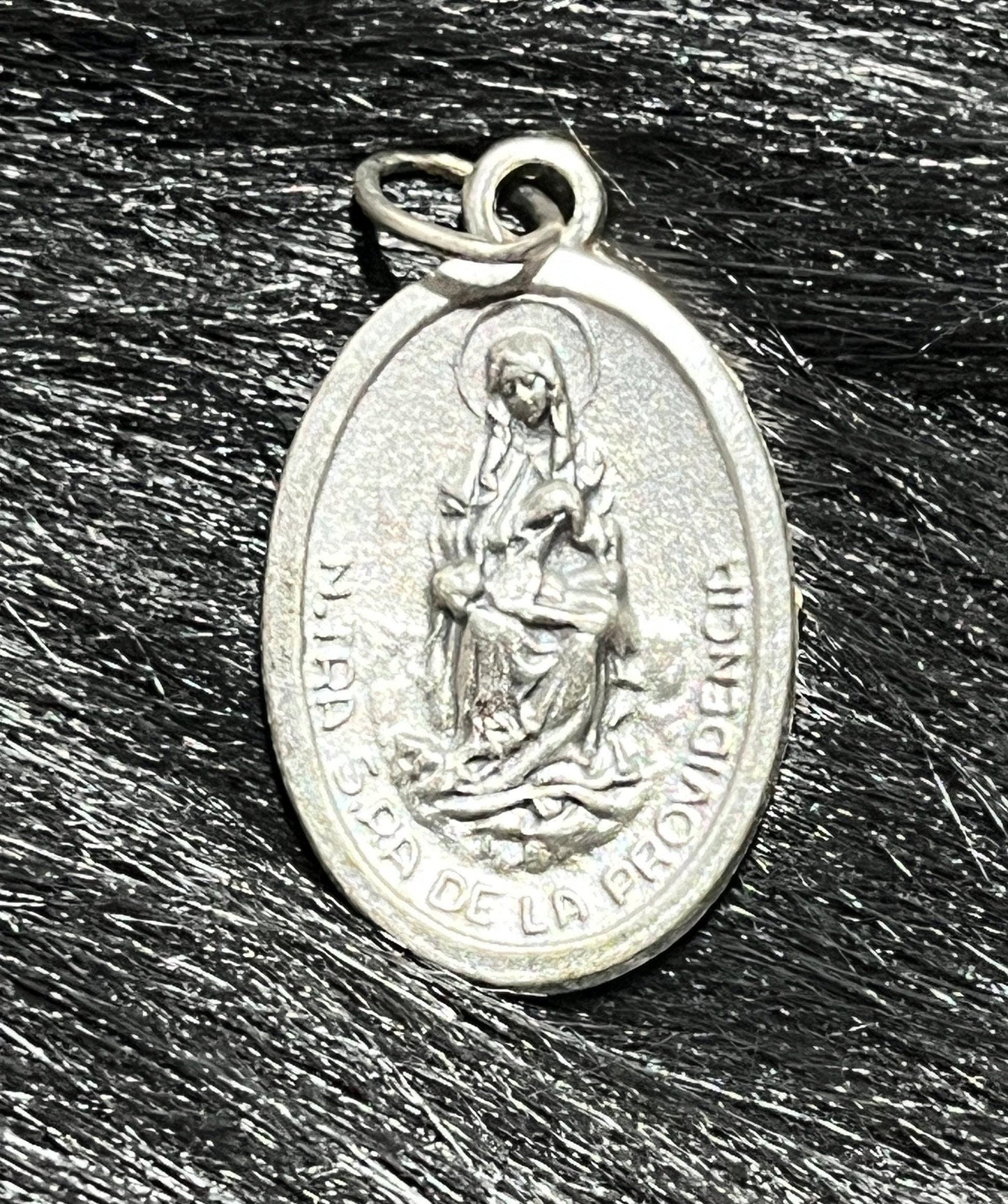 Nuestra Señora de la Providencia, Our Lady of Providence medal, Patron of Puerto Rico, Patron Saint Medals, Ruega Por Nosotros, Pray for Us