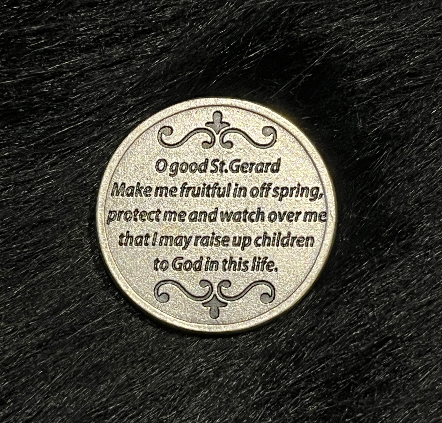 Saint Gerard Majella Pocket Token, St Gerard, Patron of Expectant Mothers, Patron of Unborn Children, Patron of Fertility Pray for Us