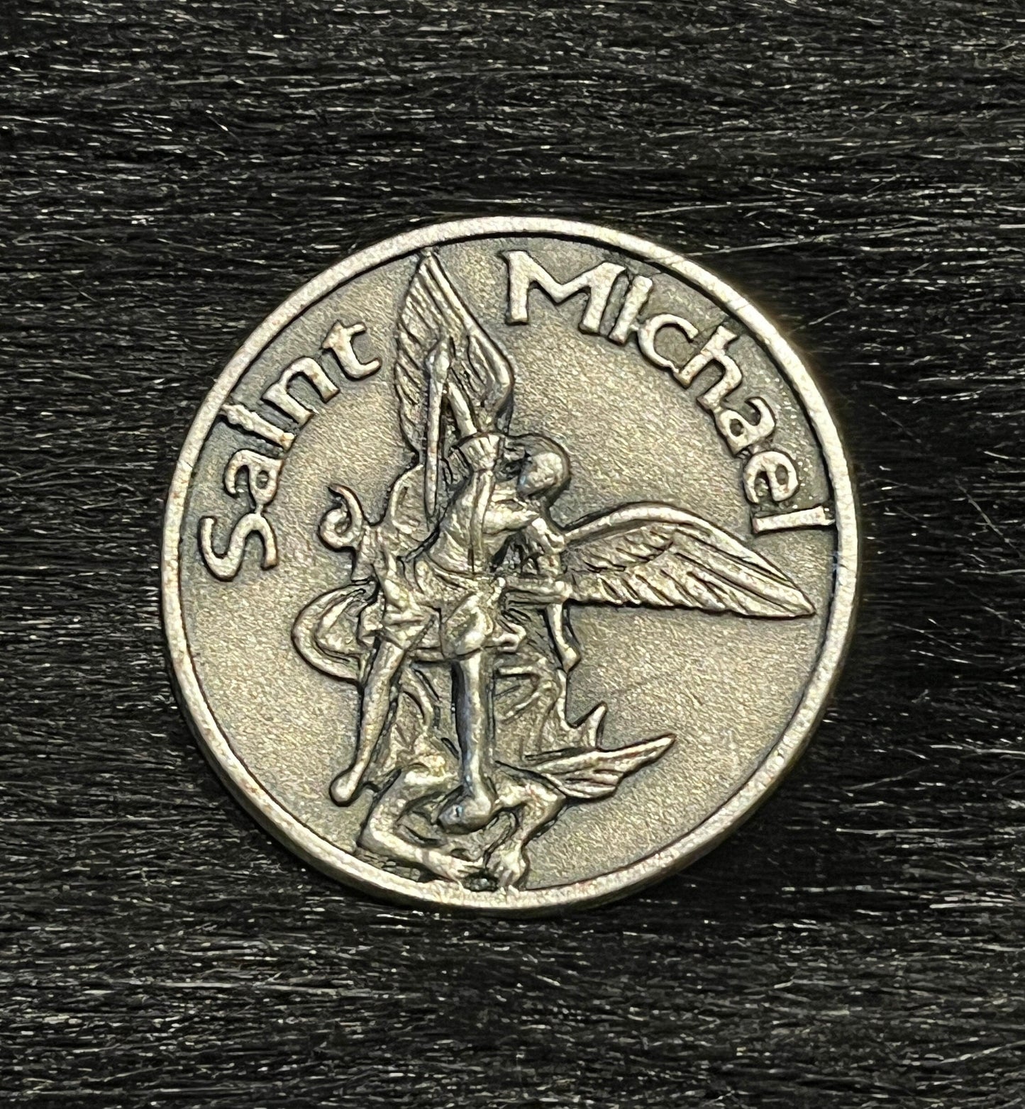 Saint Michael Pocket Token, St Michael, Patron Armed Forces, Patron Saint of doctors, police, and sickness, Prayer for Courage and Strength