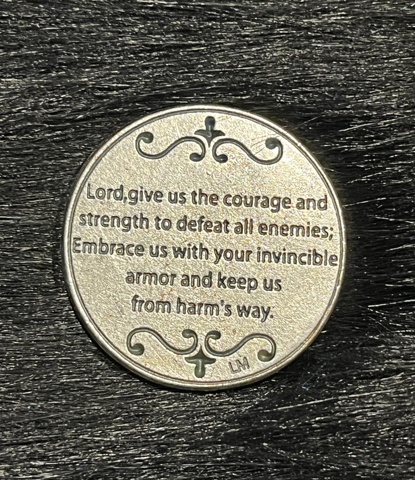 Saint Michael Pocket Token, St Michael, Patron Armed Forces, Patron Saint of doctors, police, and sickness, Prayer for Courage and Strength