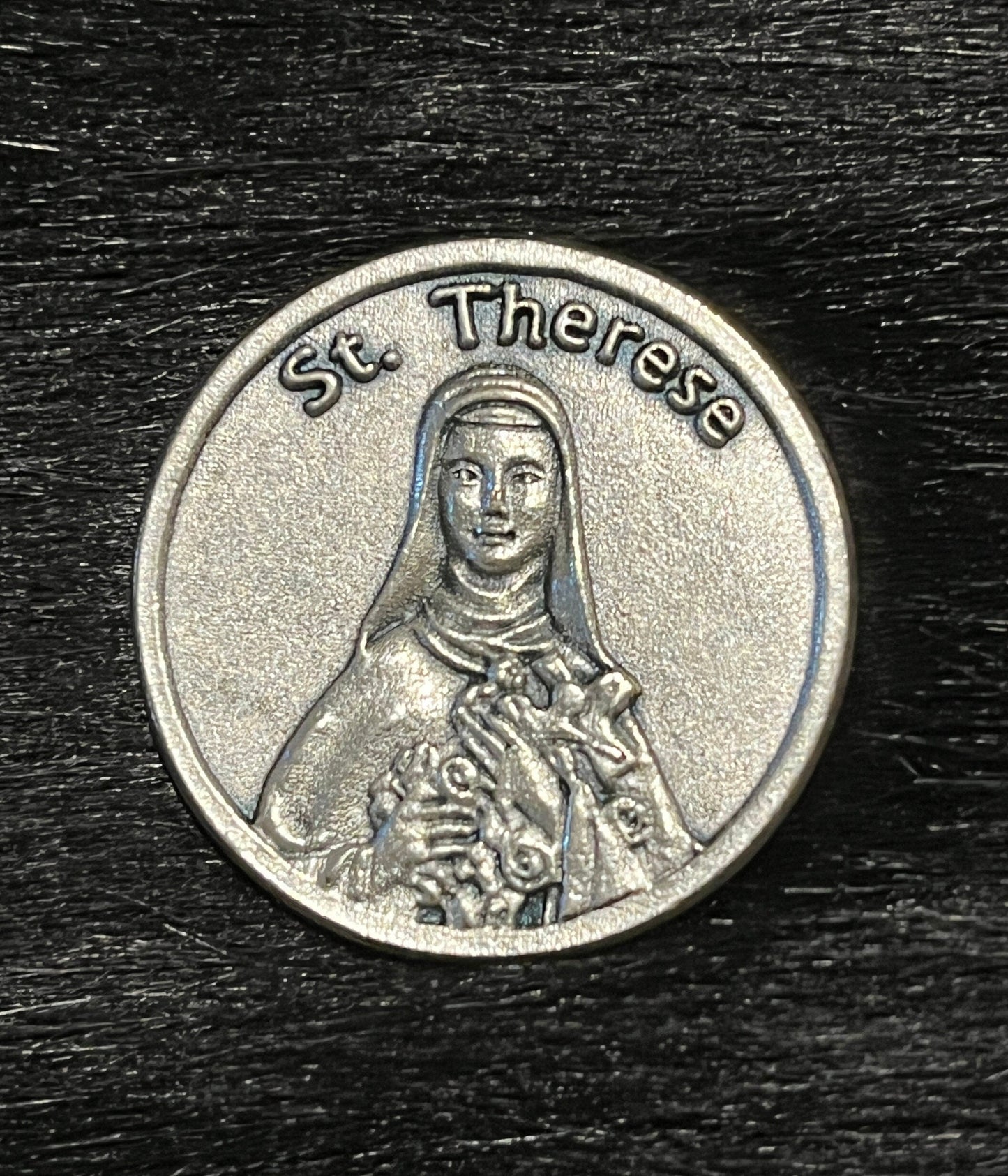 Saint Therese Pocket Token, St Therese, Catholic Gift, Prayer for Faith and Strength