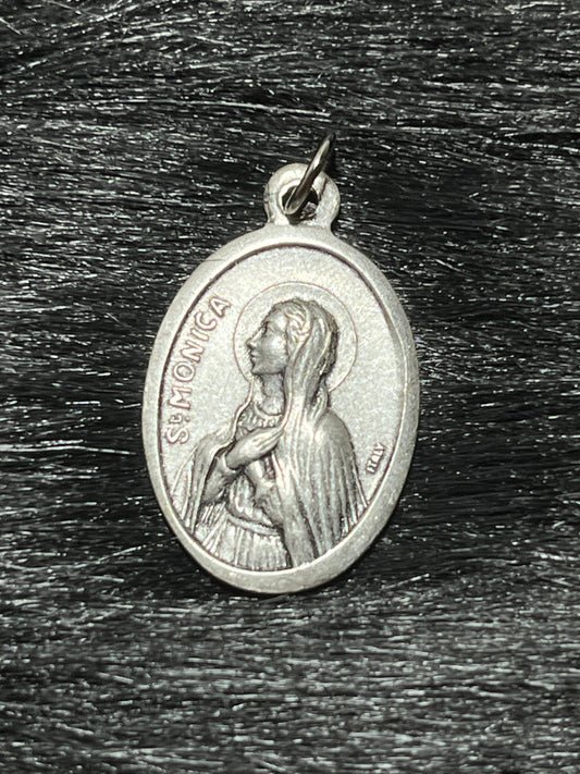 Saint Monica Medal, Patron Saint of Wives, Patron Saint of Mothers, Patron Saint of Abuse Victims, St Monica Medal, St Augustine