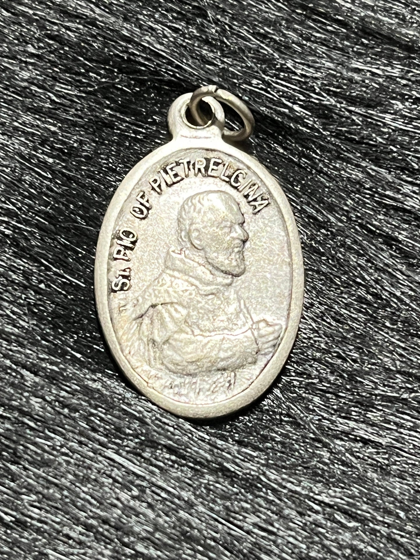 Saint Padre Pio Medal, Patron Saint of Adolescents, Patron Saint of Stress Relief, Patron of Pain and Healing, St Padre Pio Medal