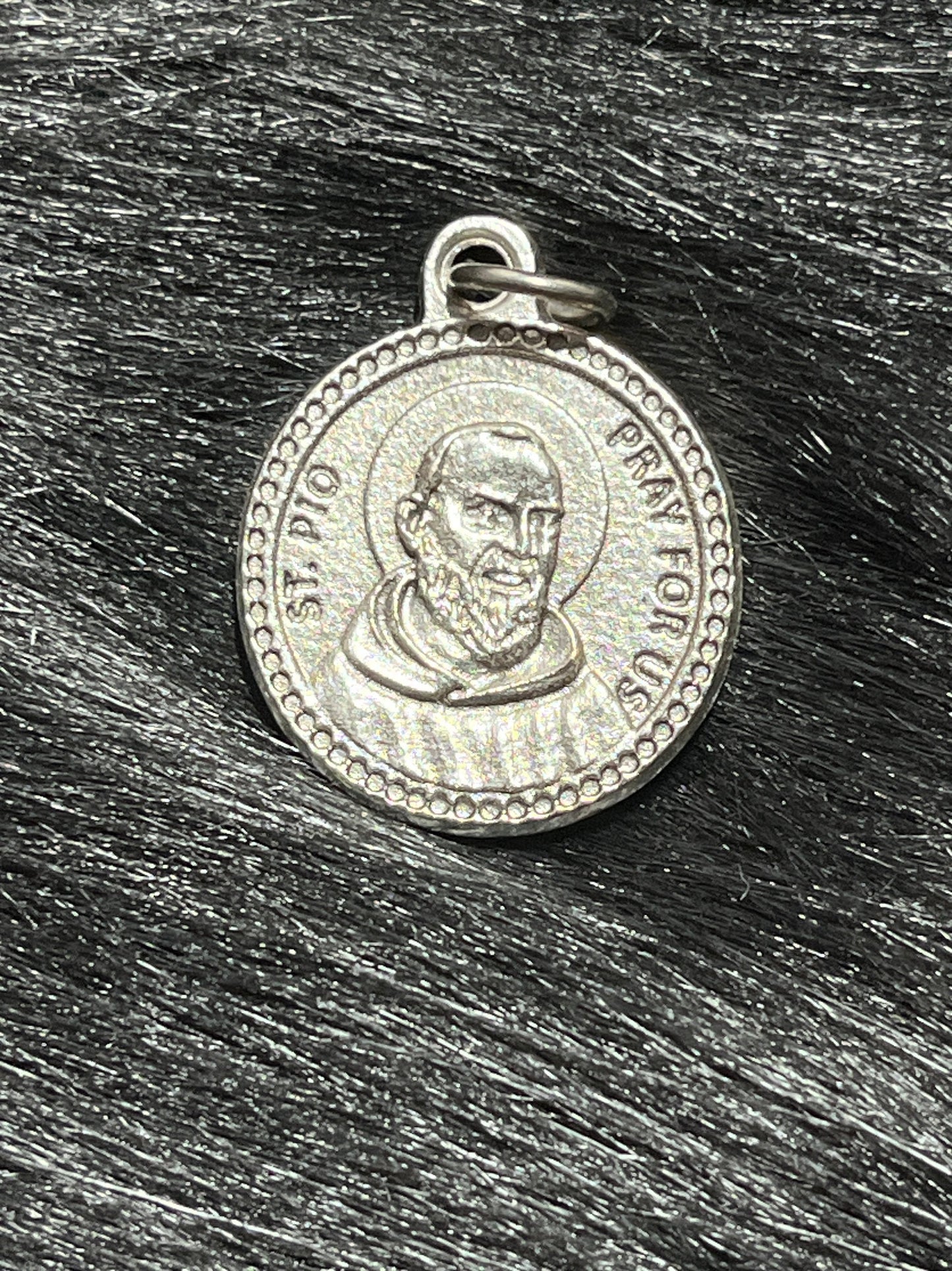 Saint Padre Pio Medal, Patron Saint of Adolescents, Patron Saint of Stress Relief, Patron Pain, Patron of Pain  St Padre Pio Medal, St Pio