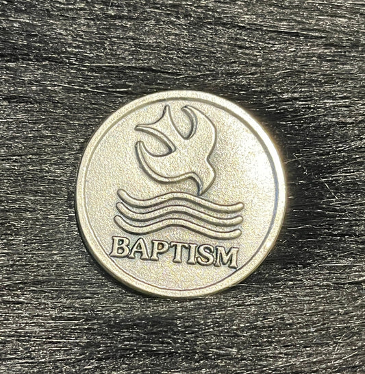 Baptism Pocket Token - May God Pour Out His Blessings on This Special Day