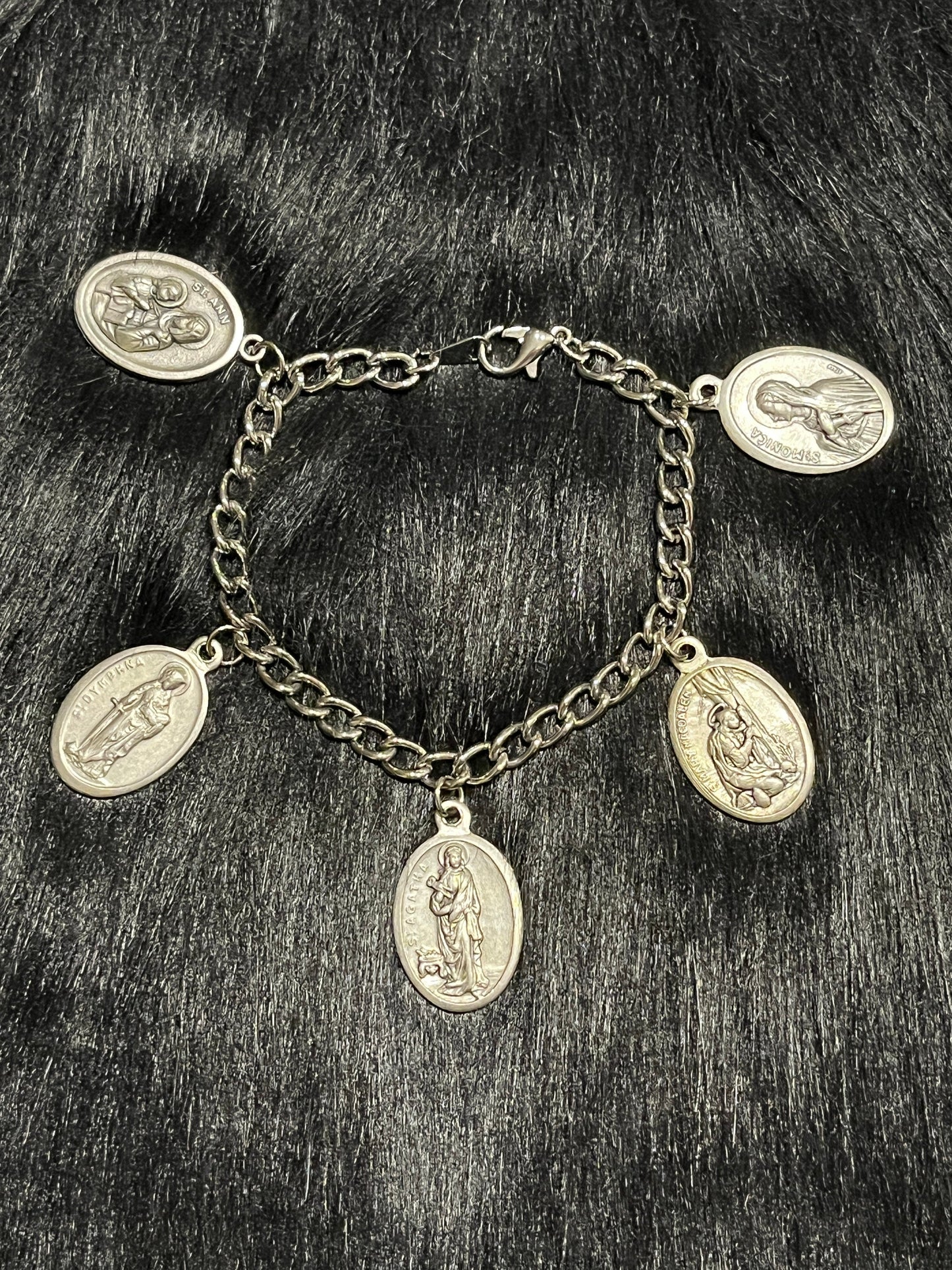 Customizable Patron Saint Charm Bracelet