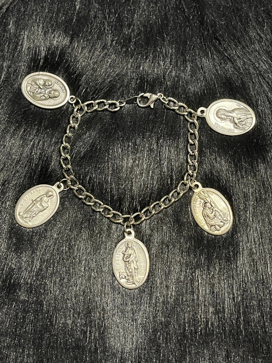 Customizable Patron Saint Charm Bracelet